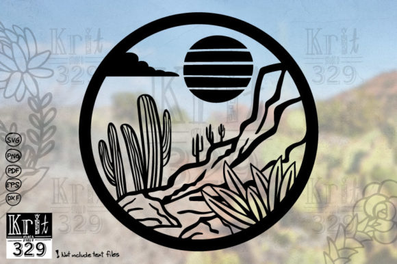 Desert Retro Sun Circle Frame SVG: A Designer's Review