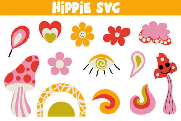 Hippie SVG Bundle Groovy Style Review