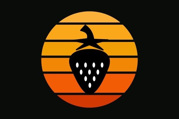 Retro Sun with Fruit Silhouette SVG Review