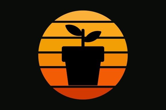 Retro Sun with Spring Silhouette SVG Review