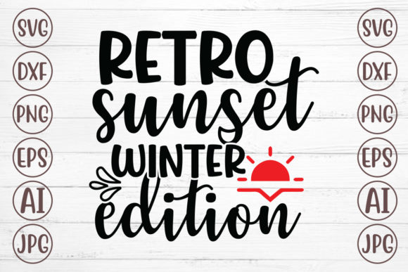 Retro Sunset Winter Edition SVG Review