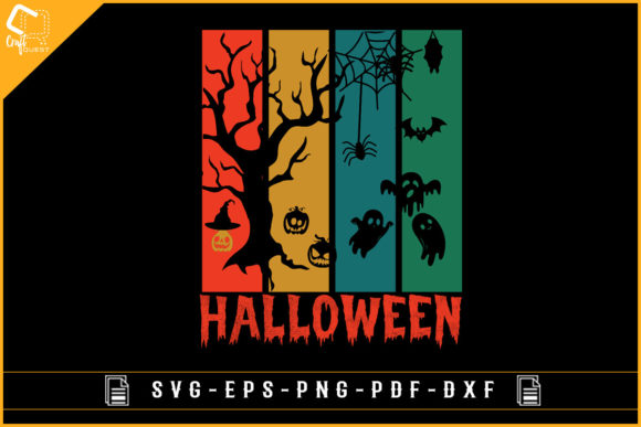 Vintage Retro Halloween T-shirt Design Review