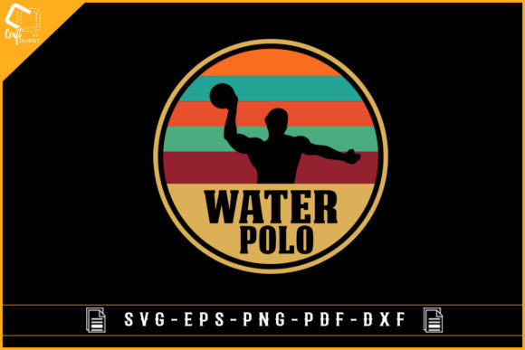 Vintage Retro Water Polo Ball T-shirt